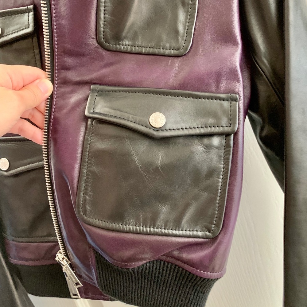 Dsquared2 Leather Jacket Barely Worn - image 8